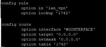 routing table